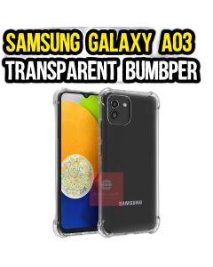 Samsung Galaxy A03 Back Cover Transparent Extra Bumper Anti Shock Soft Crystal Clear Case For Galaxy A03