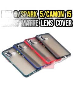 Infinix Hot 9 Back Cover Smoky Matte Lens Style Hot 9 Case For Boys