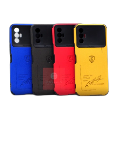Tecno Spark 8 Pro Back MultiCover Soft Texture Leather Style Spark 8 Pro Case For Boys