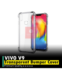 Vivo V9 Back Cover Transparent Extra Bumper Anti Shock Soft Crystal Clear Case For Vivo V9