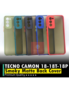 Tecno Camon 18P Back Cover Smok Matte Armor Defender Case Camera Protection Cover For Tecno Camon 18P