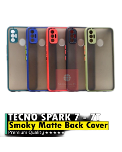 Tecno Spark 7T Back Cover Smok Matte Armor Defender Case Camera Protection Cover For Tecno Spark 7T