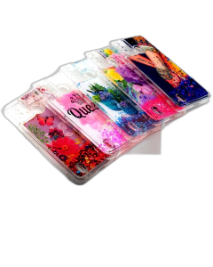 iTel Vision 2s Back Cover Water Glitter Shiny Soft Silicon Vision 2s Case For Girls