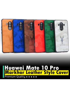 Huawei Mate 10 Pro Back Cover Soft Leather Markhor Style Case For Mate 10 Pro