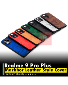 Realme 9 Pro Plus Back Cover Soft Leather Markhor Style Case For Realme 9 Pro Plus