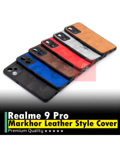 Realme 9 Pro Back Cover Soft Leather Markhor Style Case For Realme 9 Pro
