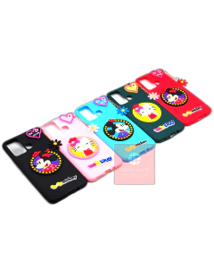 Infinix Hot 12 Play Back Cover Braslate Chain Soft Hot 12 Play Case For Girls - Hello Kitty