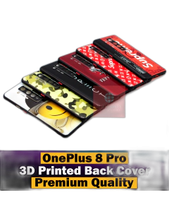 OnePlus 8 Pro Back Cover Multicolour 3D Printed Design Button 1+8 Pro Case For Boys