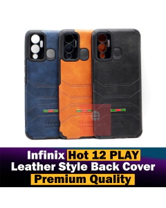 Infinix Hot 12 Play Back Cover Soft Leather Case For Infinix Hot 12 Play