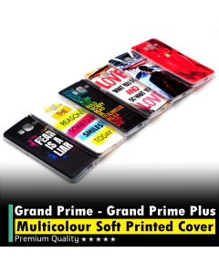 Samsung Galaxy Grand Prime Back Cover Multicolour Soft Silicon Printed Case For Samsung Grand Prime