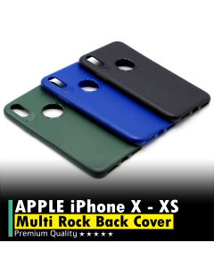Apple iPhone X Back Cover multicolour Soft Rock Style Case For iPhone X