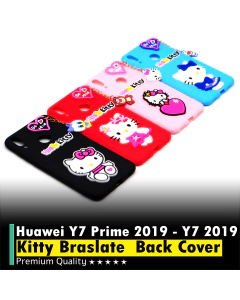 Huawei Y7 Prime 2019 Back Cover Hello Kitty Braslate Chain Soft Huawei Y7 Prime 2019 Case For Girls