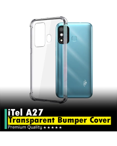 iTel A27 Back Cover Transparent Anti Shock Soft Crystal Clear Case For iTel A27