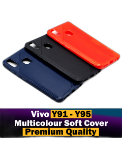 Vivo Y95 Back Cover Soft Silicon Multicolour Case For Vivo Y95