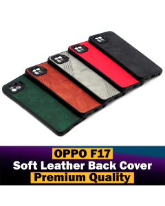 Oppo F17 Back Cover Soft Leather Case For Oppo F17