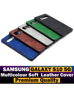 Samsung Galaxy S10 5G Back Cover Soft Leather Case For Samsung Galaxy S10 5G