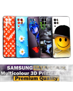Samsung Galaxy A22 Back Cover Multicolour 3D Printed Design Case For Samsung Galaxy A22