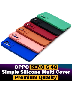 Oppo Reno 6 4G Back Cover Simple Colour Soft Camera Protection Cover For Oppo Reno 6 4G
