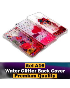 iTel A16 Back Cover Water Glitter Window Shiny Soft Silicon Case For Girls iTel A16