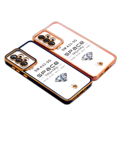 Samsung Galaxy A33 5G Lens protection Bronzing soft silicon Plating Color Golden Shine Border Cover For Samsung A33 5G