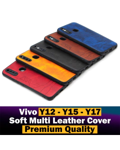 Vivo Y15 Back Cover Soft Leather Case For Vivo Y15