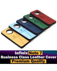 Infinix Note 7 Back Cover Premium Quality Business Class Leather Case For Infinix Note 7