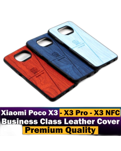 Xiaomi Poco X3 NFC Back Cover Premium Quality Business Class Leather Case For Xiaomi Poco X3 NFC