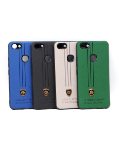 Vivo Y83 Back Cover Premium Quality LOGO Leather Case For Vivo Y83