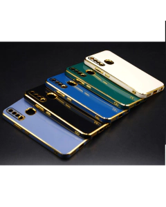 Vivo Y12 Back Cover Soft Multi Camera Protection Cover For Vivo Y12 - Golden Border