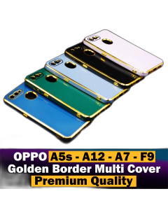Oppo A5s Back Cover Soft Multi Golden Border Camera Protection Cover For Oppo A5s