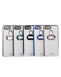 Oppo F9 Back Cover Soft Multi Chrome Border Camera Protection Cover For Oppo F9