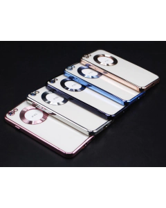 Apple iPhone 6 Back Cover Soft Multi Camera Protection Cover For Apple iPhone 6 - Chrome Border