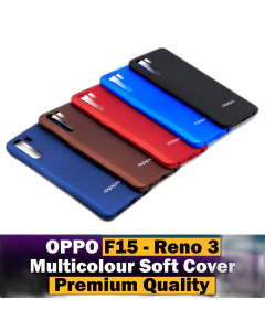 Oppo F15 Back Cover Multicolour Soft Silicone Case For Oppo F15