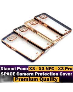 Xiaomi Poco X3 NFC Golden Cover Chrome Side Golden Back Cover For Poco X3 NFC