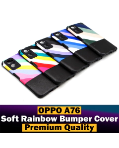 Oppo A96 Back Cover Rainbow Bumper Camera Protection Cover For Oppo A96