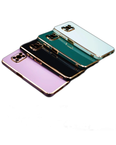 Xiaomi Poco X3 Back Cover Soft Multi Golden Border Camera Protection Cover For Xiaomi Poco X3