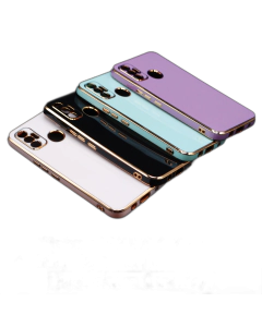 Tecno Spark 7T Back Cover Soft Multi Golden Border Camera Protection Cover For Tecno Spark 7T