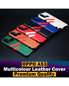 Oppo A53 Back Cover Soft Multicolour Leather Case For Oppo A53