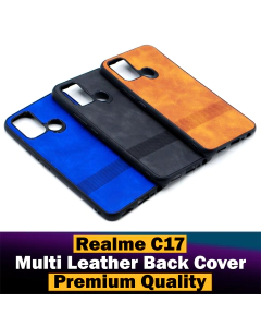 Realme C17 Back Cover Soft Leather Case For Realme C17