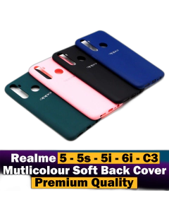 Realme 5s Back Cover Soft Silicon Multicolour Case For Realme 5s