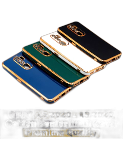 Oppo A5 2020 Back Cover Soft Multi Golden Border Camera Protection Cover For Oppo A5 2020