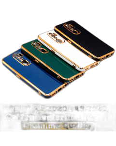 Oppo A9 2020 Back Cover Soft Multi Golden Border Camera Protection Cover For Oppo A9 2020