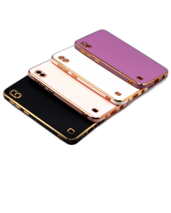 Samsung Galaxy A10 Back Cover Soft Multi Golden Border Camera Protection Cover For Samsung Galaxy A10