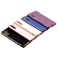Samsung Galaxy Note 10 Back Cover Soft Multi Golden Border Camera Protection Cover For Samsung Galaxy Note 10