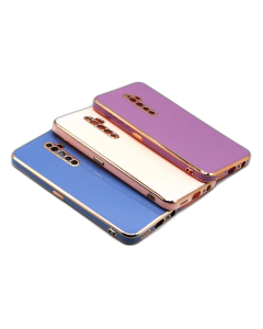 Oppo Reno 2F Back Cover Soft Multi Camera Protection Cover For Oppo Reno 2F - Golden Border