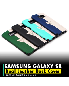 Samsung Galaxy S8 Back Cover Soft Dual Leather Case For Samsung Galaxy S8