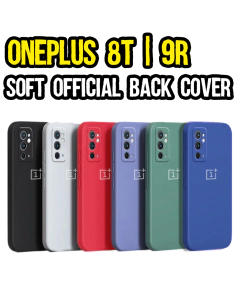 OnePlus 9R Official Logo Silicon Case - Official Case {Multi Colors} For OnePlus 9R