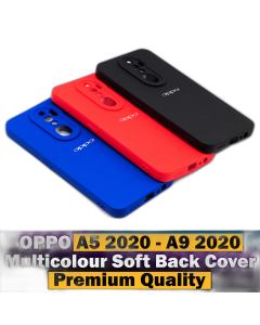 Oppo A5 2020 Back Cover Multicolour Soft Silicone Case For A5 2020