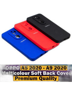 Oppo A9 2020 Back Cover Multicolour Soft Silicone Case For A9 2020