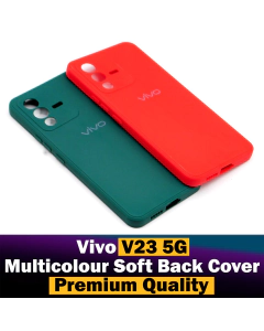 Vivo V23 5G Back Cover Multicolour Soft Silicone Case For Vivo V23 5G
